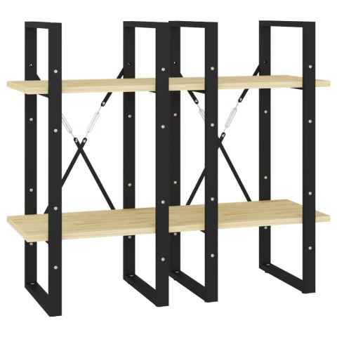  4-poziomowy regał na książki, 40x30x140 cm, drewno sosnowe Lumarko!