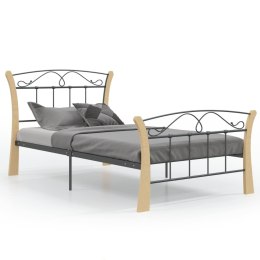  Rama łóżka, czarna, metalowa, 100 x 200 cm Lumarko!