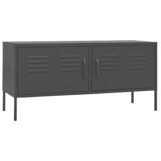  Szafka pod telewizor, antracytowa, 105x35x50 cm, stalowa Lumarko!
