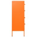  Szafka z szufladami, pomarańczowa, 80x35x101,5 cm, stalowa Lumarko!