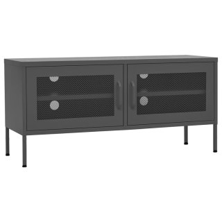  Szafka pod telewizor, antracytowa, 105x35x50 cm, stalowa Lumarko!