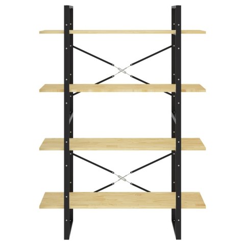  4-poziomowy regał na książki, 100x30x140, drewno sosnowe Lumarko!