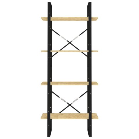  4-poziomowy regał na książki, 60x30x140 cm, sosnowy Lumarko!