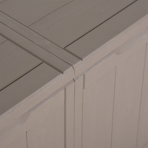  Skrzynia ogrodowa, 270 L, brązowa, PP Lumarko!