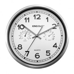  Zegar Ścienny 30cm Kinghoff Kh-5027 Termometr Lumarko!