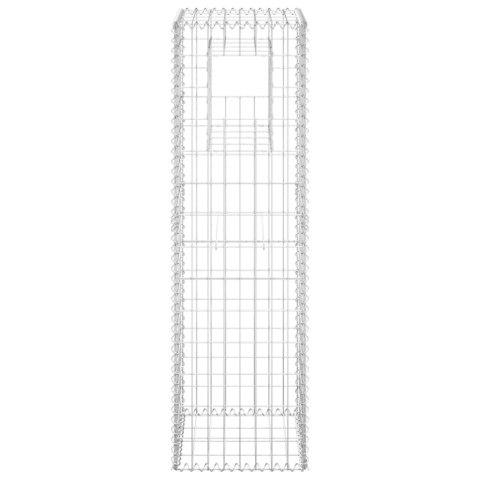  Słupek gabionowy, 40x40x140 cm, żelazo Lumarko!
