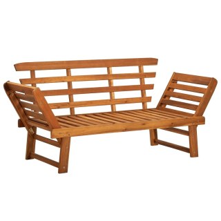  Ławka ogrodowa z poduszkami, 2-w-1, 190 cm, drewno akacjowe Lumarko!