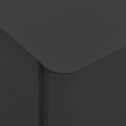  Mobilna szafka kartotekowa, antracytowa, 30x45x59 cm, stalowa Lumarko!