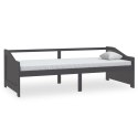  3-osobowa sofa/łóżko, ciemnoszara, drewno sosnowe, 90x200 cm Lumarko!