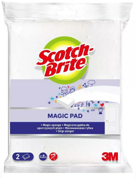 3M Scotch Brite Magiczna Gąbka 2szt..