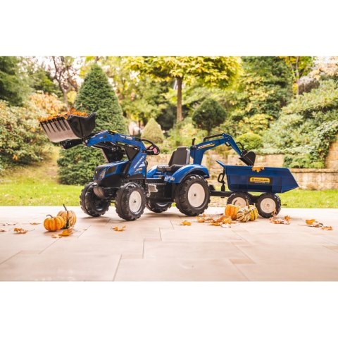 FALK Traktor New Holland z Maxi Przyczepą i Łyżką od 3 lat Lumarko!