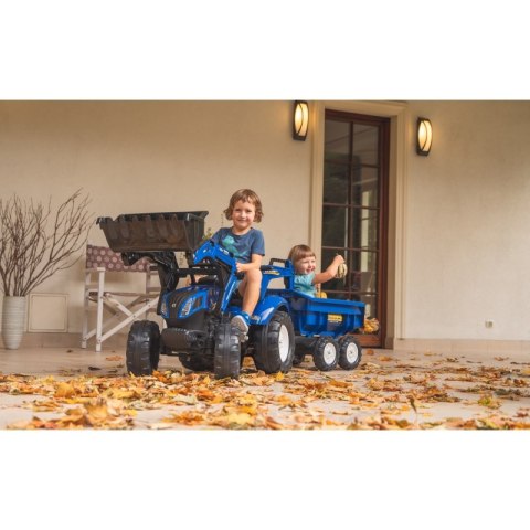 FALK Traktor New Holland z Maxi Przyczepą i Łyżką od 3 lat Lumarko!