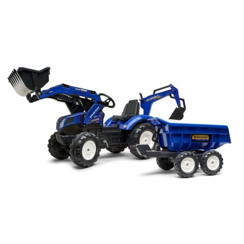 FALK Traktor New Holland z Maxi Przyczepą i Łyżką od 3 lat Lumarko!