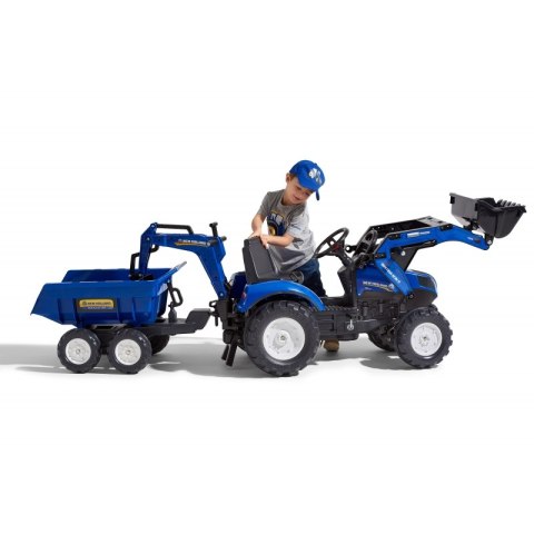 FALK Traktor New Holland z Maxi Przyczepą i Łyżką od 3 lat Lumarko!