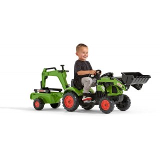  Traktor Z Przyczepą Claas Arion Backhoe Łyżka + Ładowarka Lumarko!