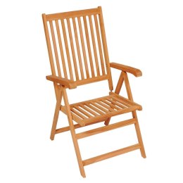  Rozkładane krzesła ogrodowe, 8 szt., lite drewno tekowe Lumarko!