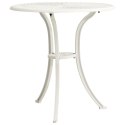  Stół ogrodowy, biały, 62x62x65 cm, odlewane aluminium Lumarko!