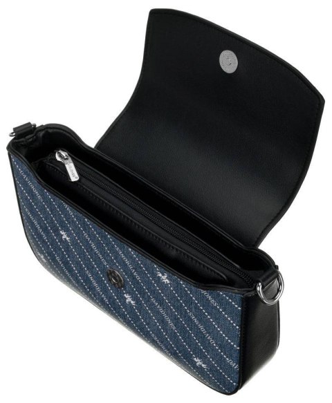  Mała Listonoszka Damska Obszyta Dżinsowym Materiałem !