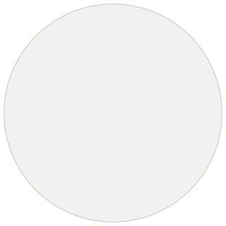  Mata ochronna na stół, przezroczysta, Ø 80 cm, 2 mm, PVC Lumarko!