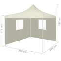  Profesjonalny, składany namiot imprezowy, 2 ściany, 2x2 m, stal Lumarko!