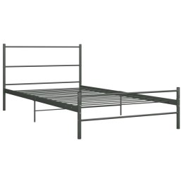 Lumarko Rama łóżka, szara, metalowa, 90 x 200 cm!