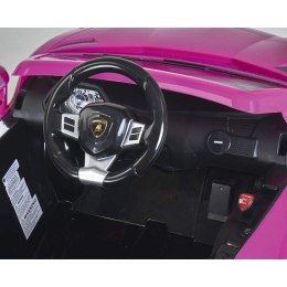 Lumarko Lamborghini Aventador Pink Samochód Elektryczny 6v 3+!