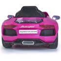  Lamborghini Aventador Pink Samochód Elektryczny 6v 3+ Lumarko!