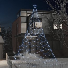 Lumarko Choinka z metalowym słupkiem, 1400 zimnych białych LED, 5 m!