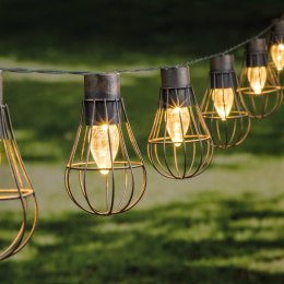  Łańcuch 10 solarnych lampek ogrodowych LED 5,5 cm Lumarko!