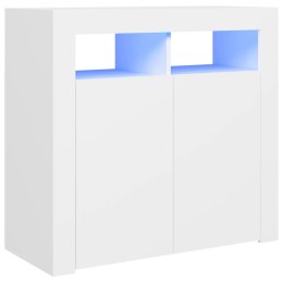  Szafka z oświetleniem LED, biała, 80 x 35 x 75 cm Lumarko!