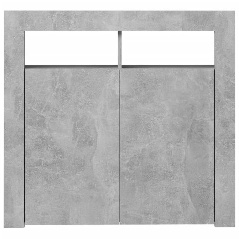  Szafka z oświetleniem LED, szarość betonu, 80 x 35 x 75 cm Lumarko!