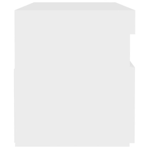  Szafka nocna z oświetleniem LED, biała, 60x35x40 cm, płyta Lumarko!