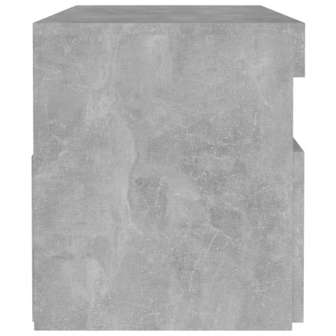  Szafka nocna z oświetleniem LED, szarość betonu, 60x35x40 cm Lumarko!