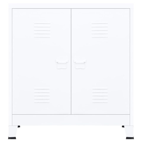  Szafka kartotekowa, biała, 90x40x100 cm, stalowa Lumarko!