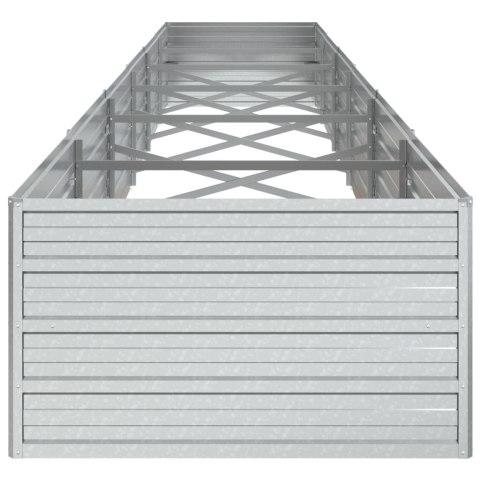  Donica do podwyższonej rabaty, 480x80x45 cm, stal galwanizowana Lumarko!