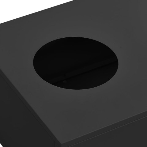  Szafka biurowa z doniczką, antracytowa, 90x40x125 cm, stalowa Lumarko!