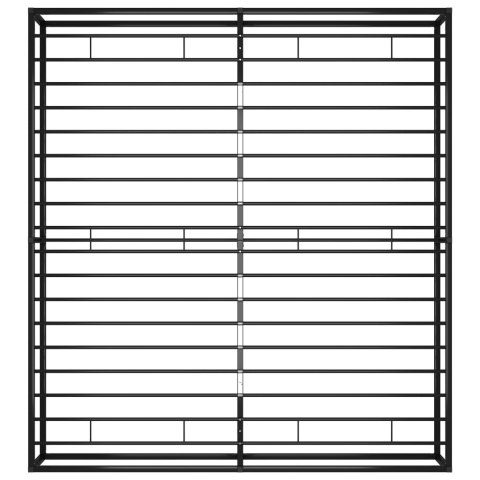  Rama łóżka, czarna, metalowa, 180 x 200 cm Lumarko!