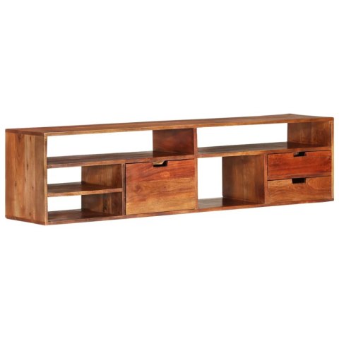  Szafka pod TV, 140x30x35 cm, lite drewno akacjowe Lumarko!