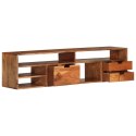  Szafka pod TV, 140x30x35 cm, lite drewno akacjowe Lumarko!