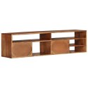  Szafka pod TV, 140x30x35 cm, lite drewno akacjowe Lumarko!