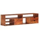  Szafka pod TV, 140x30x35 cm, lite drewno akacjowe Lumarko!