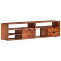  Szafka pod TV, 140x30x35 cm, lite drewno akacjowe Lumarko!