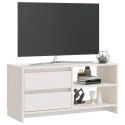  Szafka pod TV, biała, 80x31x39 cm, drewno sosnowe Lumarko!