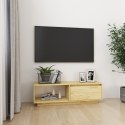  Szafka pod telewizor, 110x30x33,5 cm, lite drewno sosnowe Lumarko!