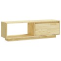  Szafka pod telewizor, 110x30x33,5 cm, lite drewno sosnowe Lumarko!