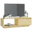  Szafka pod telewizor, 110x30x33,5 cm, lite drewno sosnowe Lumarko!