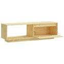  Szafka pod telewizor, 110x30x33,5 cm, lite drewno sosnowe Lumarko!