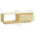  Szafka pod telewizor, 110x30x33,5 cm, lite drewno sosnowe Lumarko!