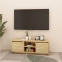  Szafka pod telewizor, 110x30x40 cm, lite drewno sosnowe Lumarko!