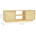  Szafka pod telewizor, 110x30x40 cm, lite drewno sosnowe Lumarko!